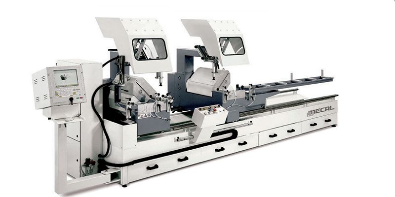 Mesin Pemotong CNC berkepala dua (untuk sebarang pemotongan sudut)